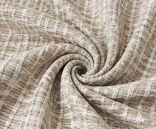 LOOVOX Beige Cotton-Blend Woven Fabric Window Curtain (5 Feet - 152 cm & 4 Feet - 122 cm - Pack of 2)