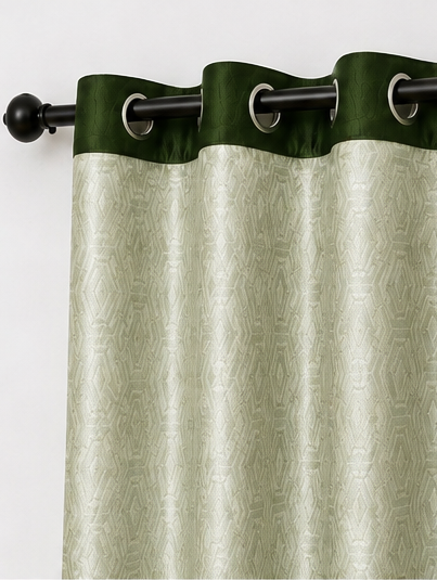 LOOVOX Green Opaque,Blackout Heavy Fabric Window Curtain (5 Feet - 152 cm & 4 Feet - 122 cm - Pack of 1)