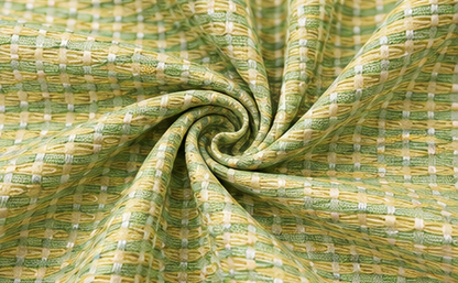 LOOVOX Green Cotton-Blend Woven Fabric Door Curtain (7 Feet - 214 cm & 4 Feet - 122 cm - Pack of 1)