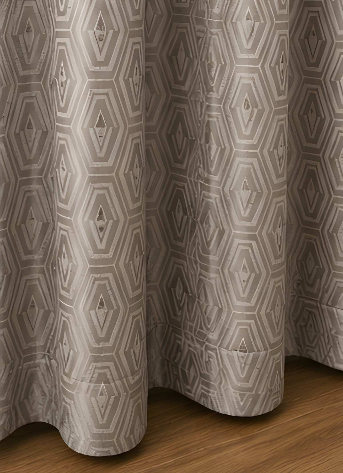 LOOVOX Brown Opaque,Blackout Heavy Fabric Window Curtain (5 Feet - 152 cm & 4 Feet - 122 cm - pack of 2)