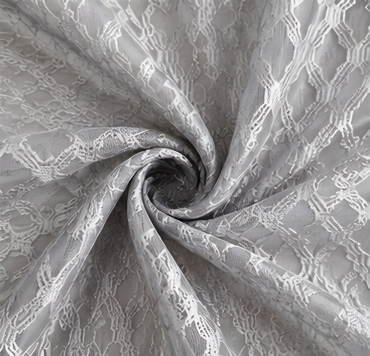 LOOVOX Gray Sheer,Voile Fabric Window Curtain (5 Feet - 152 cm & 4 Feet - 122 cm - pack of 2)