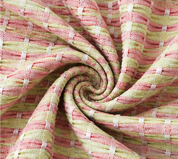LOOVOX Pink Cotton-Blend Woven Fabric Door Curtain (7 Feet - 214 cm & 4 Feet - 122 cm - Pack of 2)