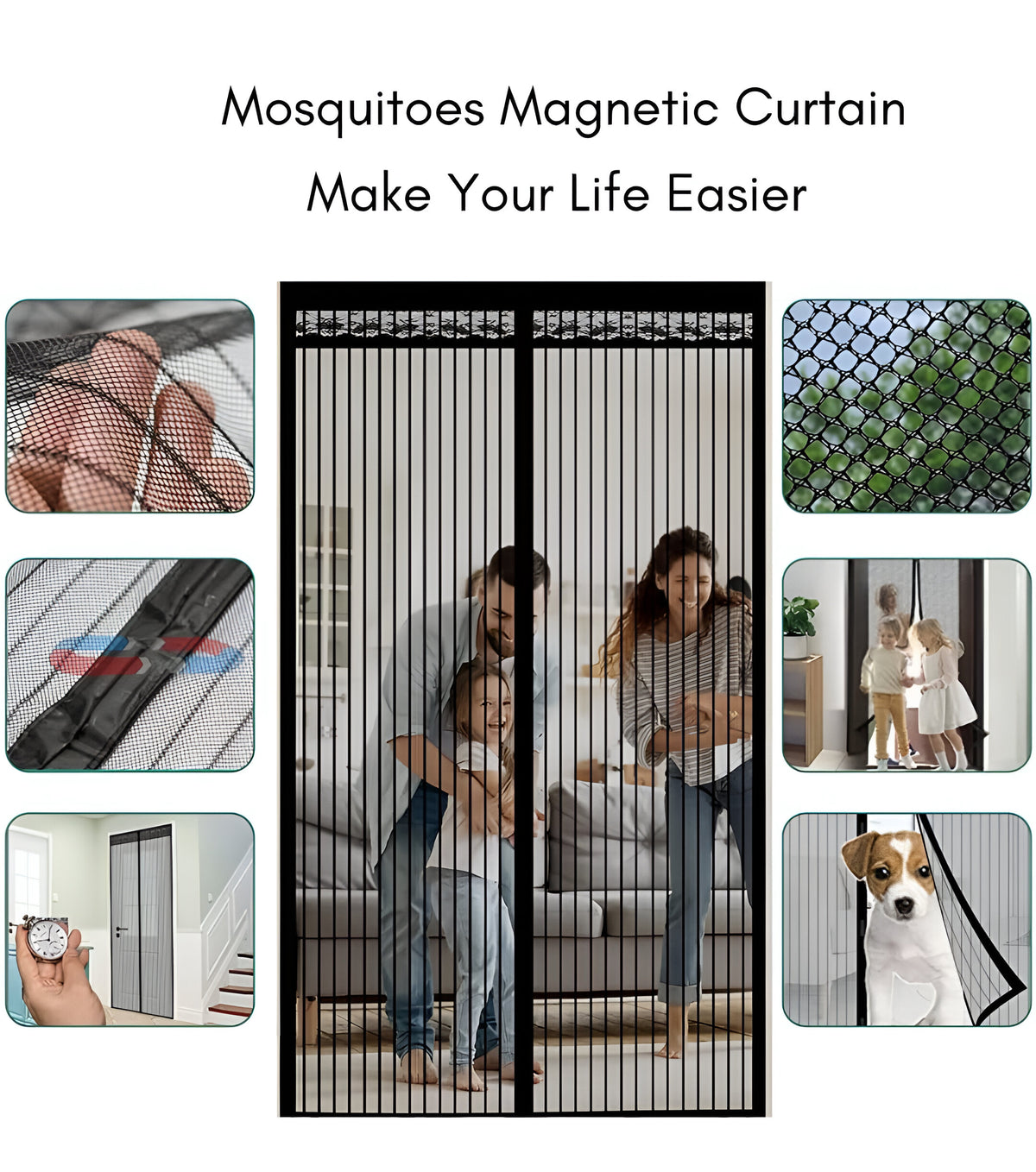 Magnet Mosquito Curtain 110x210 cm