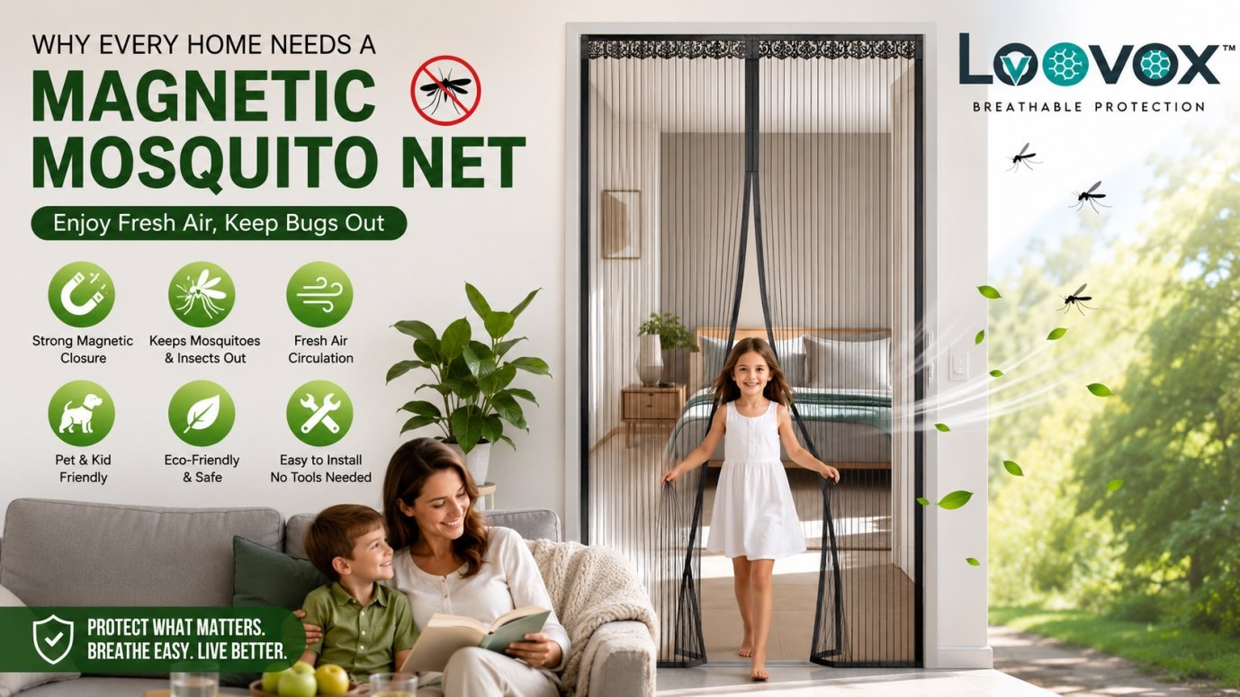 Why Every Home Needs a Magnetic Mosquito Net in Summer