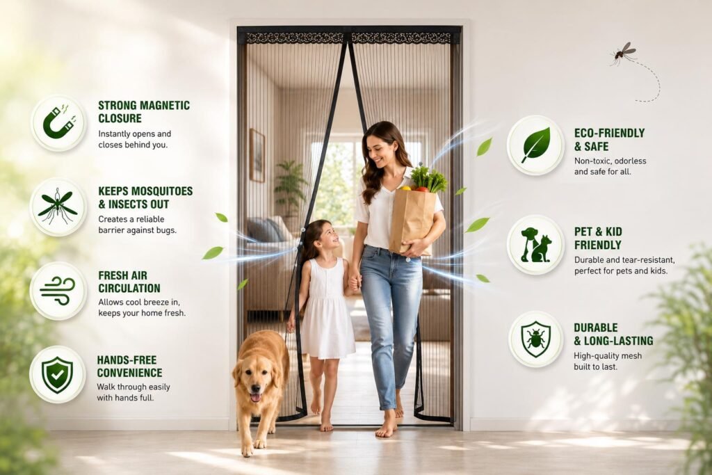 Benefits of Installing a Magnetic Mosquito Net