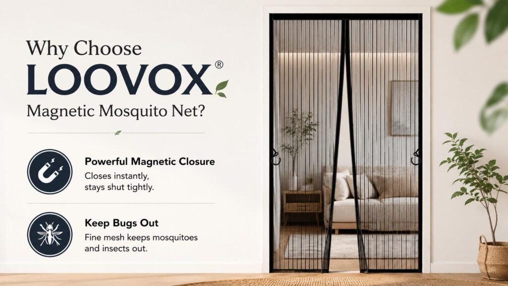 Why Choose Loovox Magnetic Mosquito Net?
