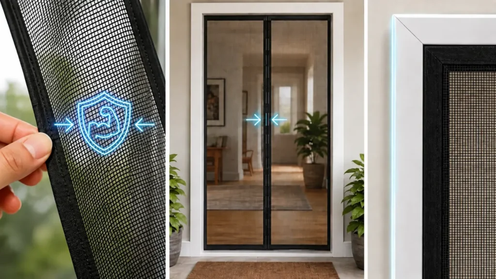 Durable magnetic mosquito net built for monsoon, heat, and dust